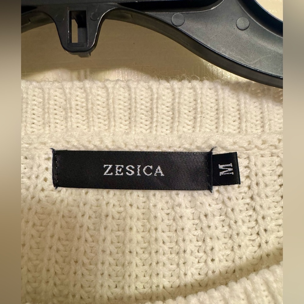 Women’s Long Sleeve Crew Neck Sweater - Picture 3 of 3